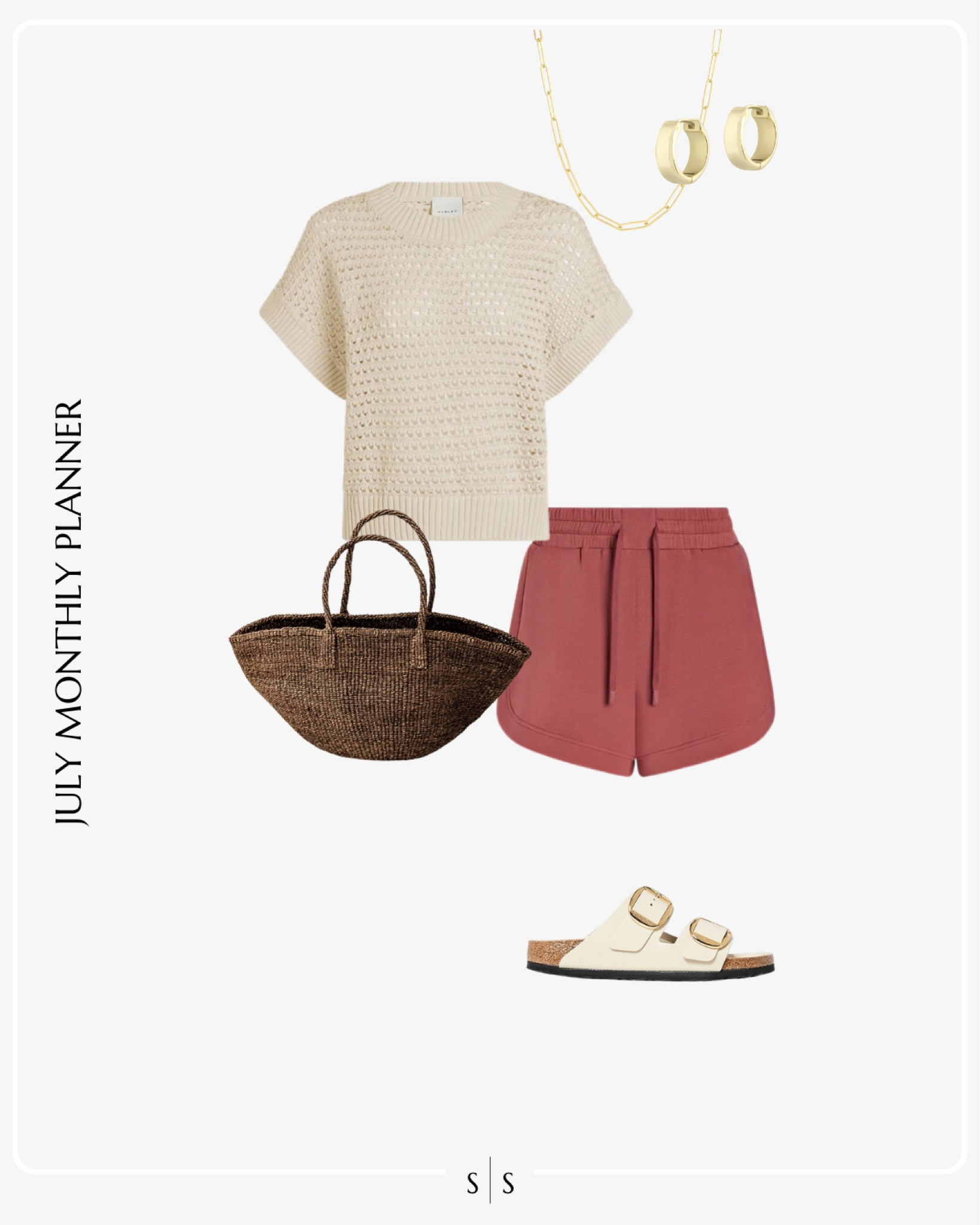 Monthly outfit planner JULY: Summer looks | crochet knit, sweat shorts, slide sandals, tote bag

Weekend wear, Athleisure, activewear, active wear

See the entire calendar on thesarahstories.com ✨ 


#LTKStyleTip