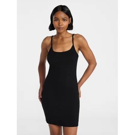 No Boundaries Ribbed Cami Mini Dress Women s XXS-XXL | Walmart (US)