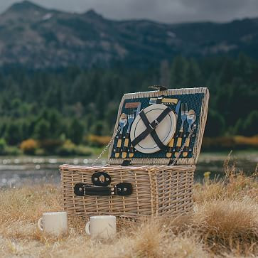 Woven Picnic Basket (14 Piece Set) | West Elm (US)