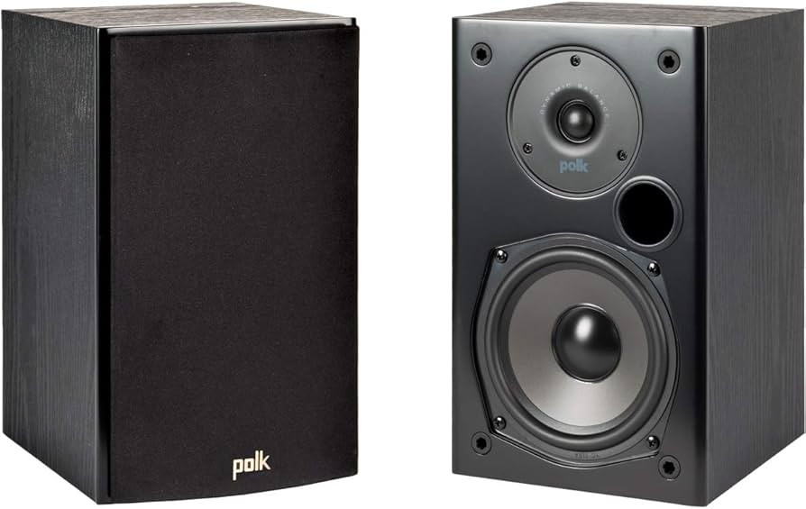 Polk Audio T15 100 Watt Home Theater Bookshelf Speakers – Hi-Res Audio with Deep Bass Response,... | Amazon (US)