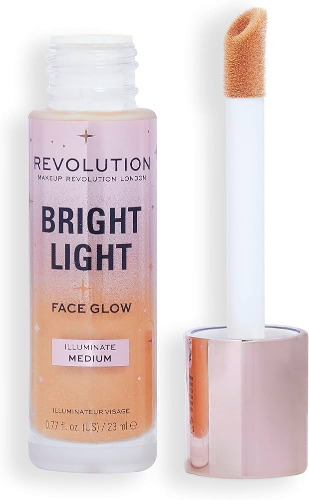 Revolution, Bright Light Face Glow, Lightweight & Brightening Multi-Use Skin Tint, Illuminating a... | Amazon (US)