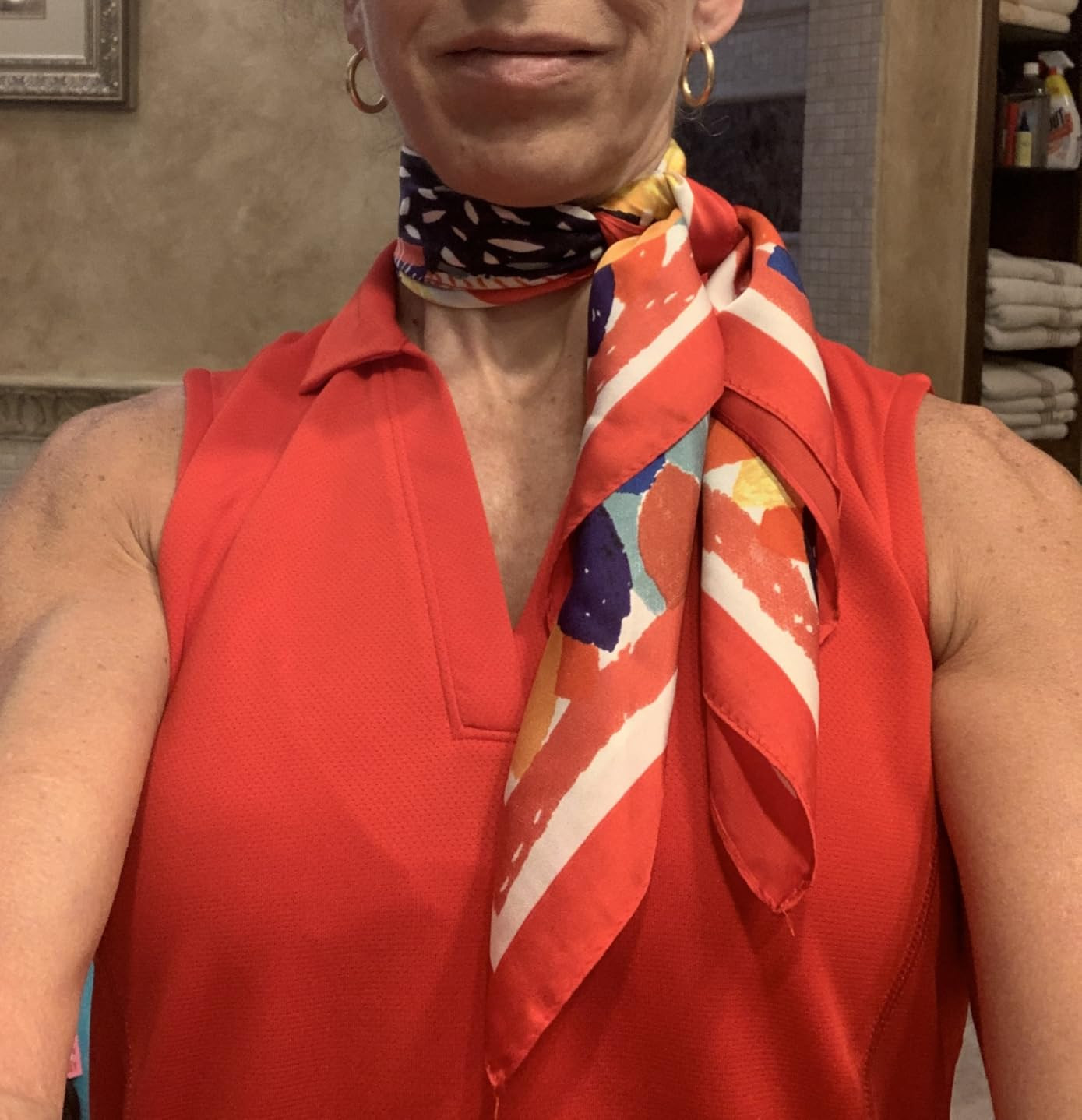 Dailyacc Hair Bandanas Scarf For Women Lightweight Fashion Neck Silk Satin Head Scarves For Sleep... | Amazon (US)