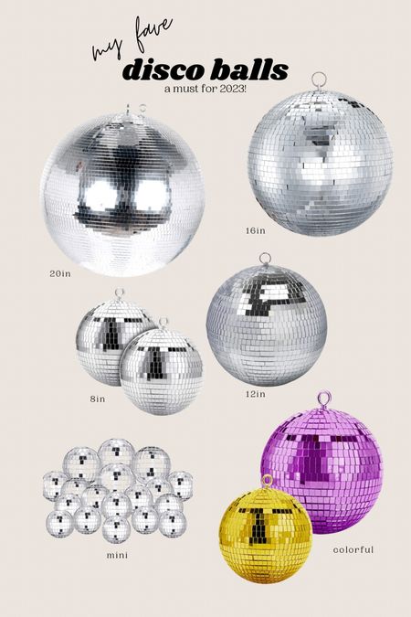 Disco ball favorites 

#LTKHoliday #LTKSeasonal #LTKhome