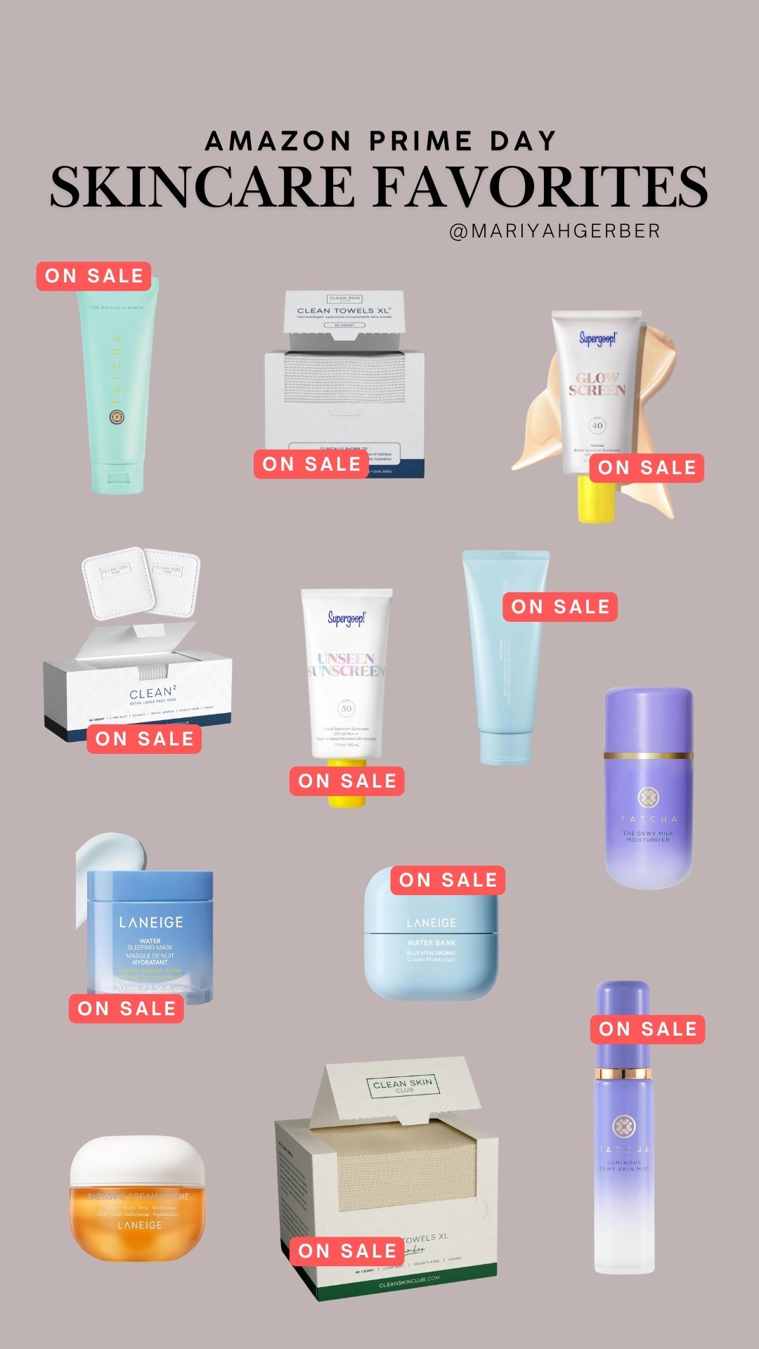 Skincare favorites on sale for Amazon Prime Day!❤️

#LTKFindsUnder50 #LTKSaleAlert #LTKBeauty