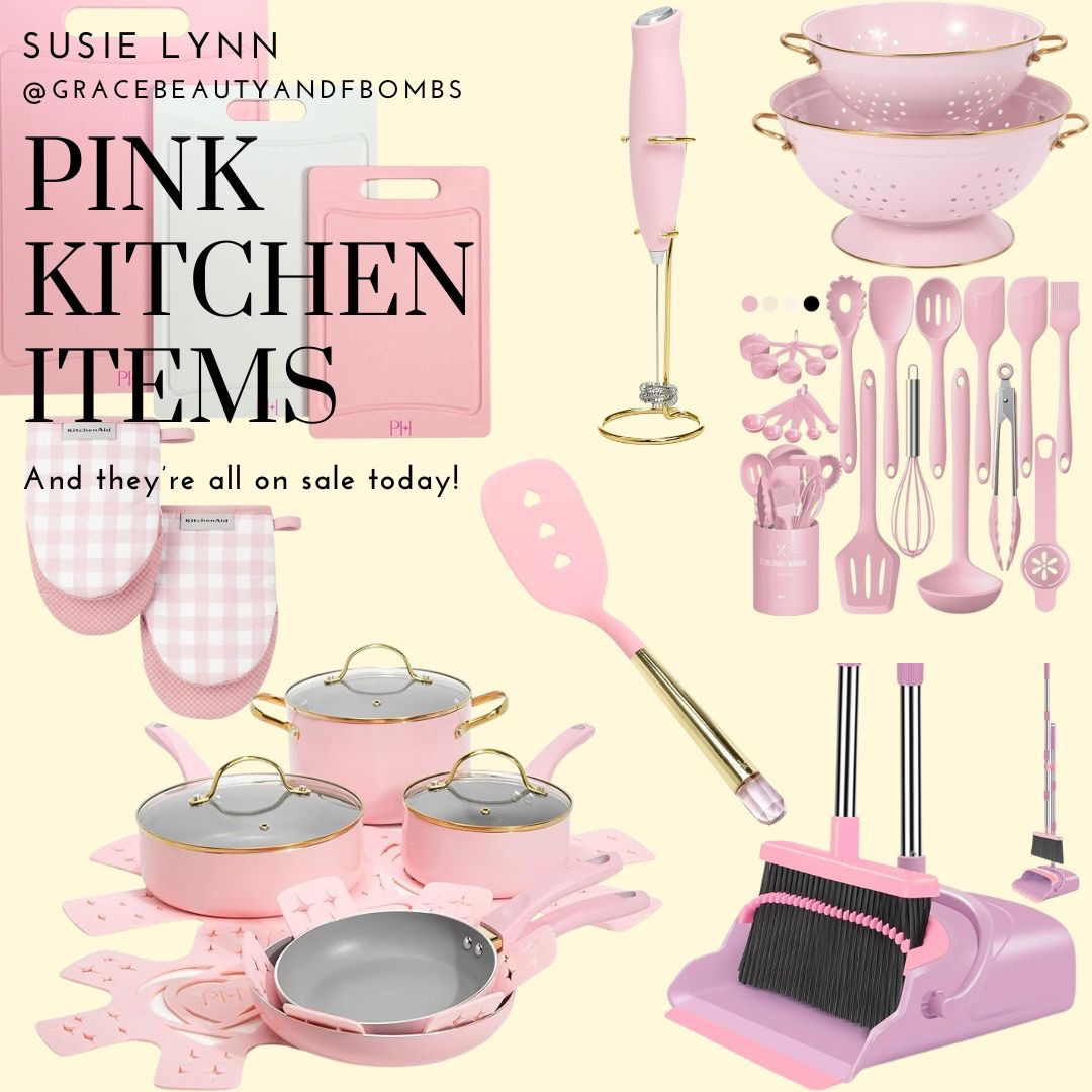 Amazon’s Big Spring Deals is going on now. And I love these pink kitchen items that are on sale!!
#pinkkitchen #amazonbigspringdeals @amazon #pinkkitchenutensils 

#LTKHome #LTKSaleAlert