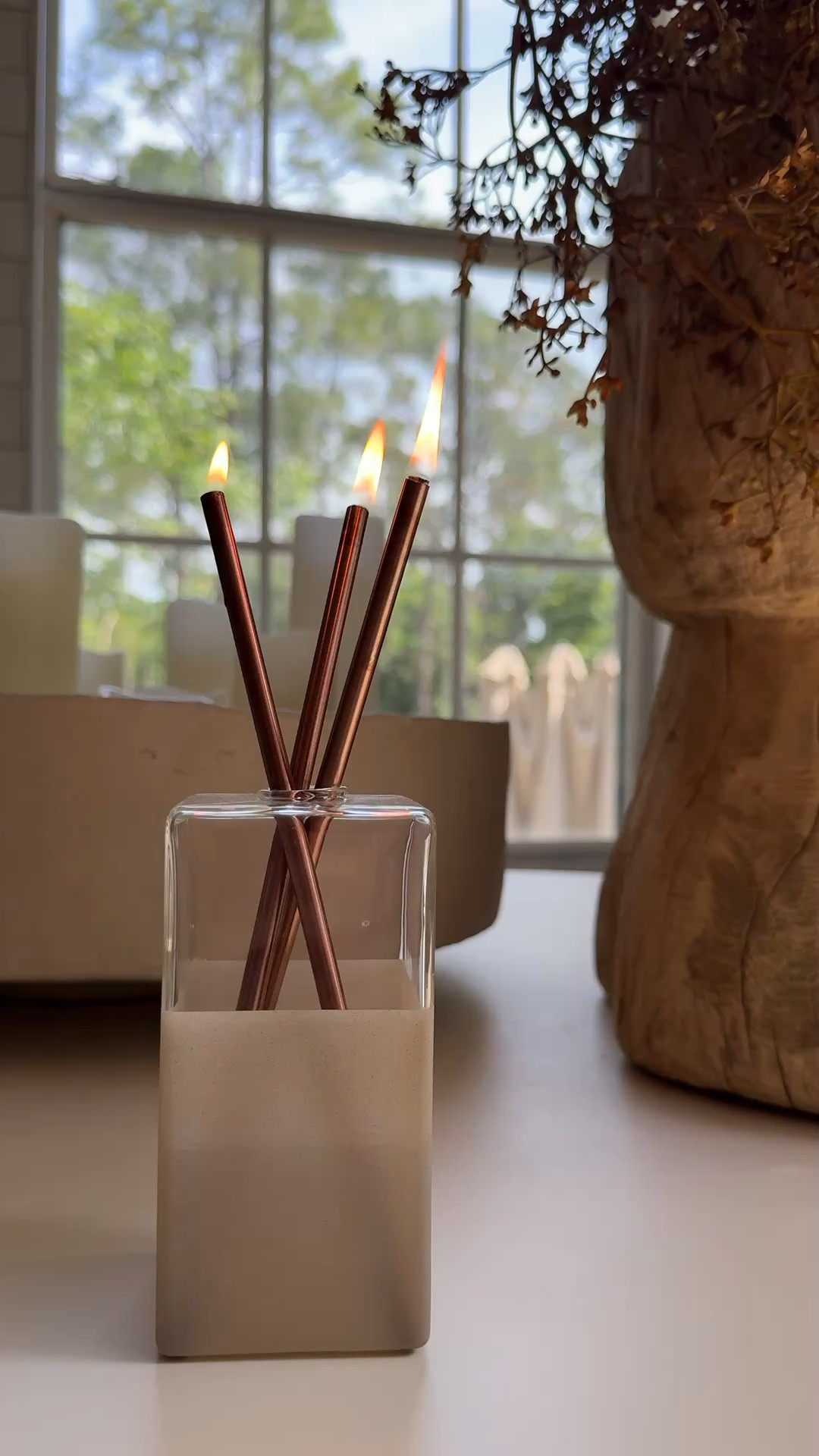 Prettiest candle that burns clean and never runs out! 🥰

#LTKSeasonal #LTKHome #LTKSaleAlert