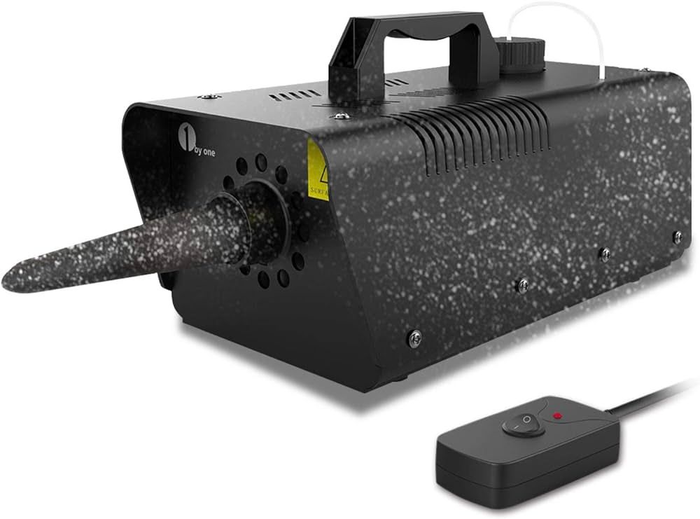 1byone 650W Snow Machine Wired Remote Control Great Machine for Kids, Parties, Parades | Amazon (US)