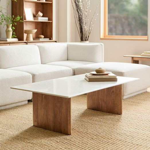 Anton Marble Coffee Table (53") | West Elm (US)