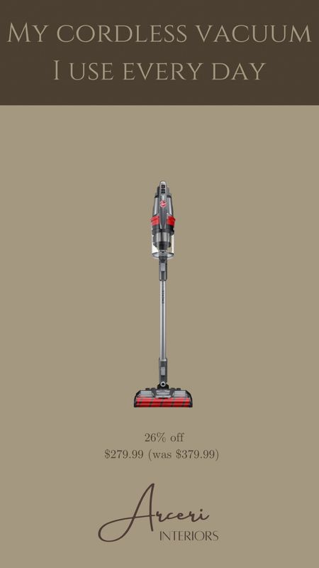 My cordless Hoover vacuum I use everyday! $100 off on Amazon! 

#LTKGiftGuide #LTKCyberWeek #LTKhome