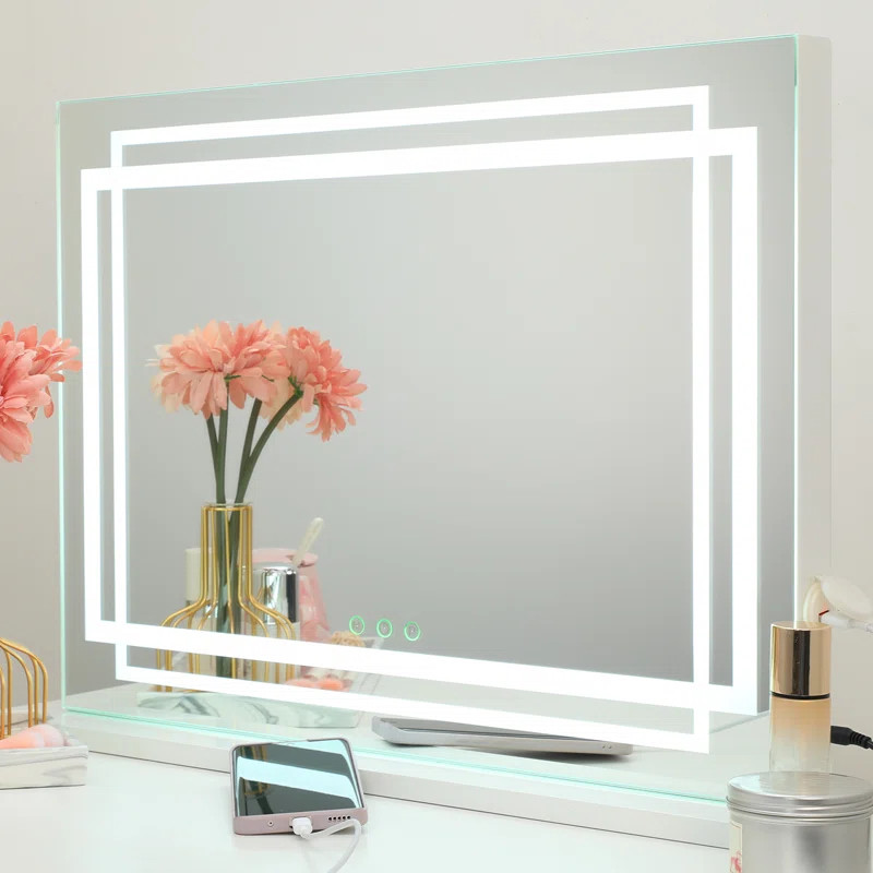 Ensoll Rectangle LED Dresser Mirror | Wayfair North America
