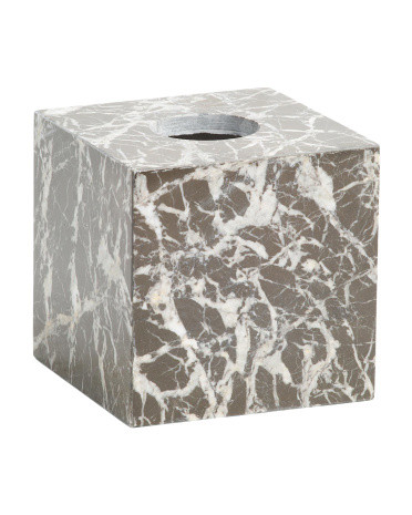 Marble Tissue Box Holder | Marshalls