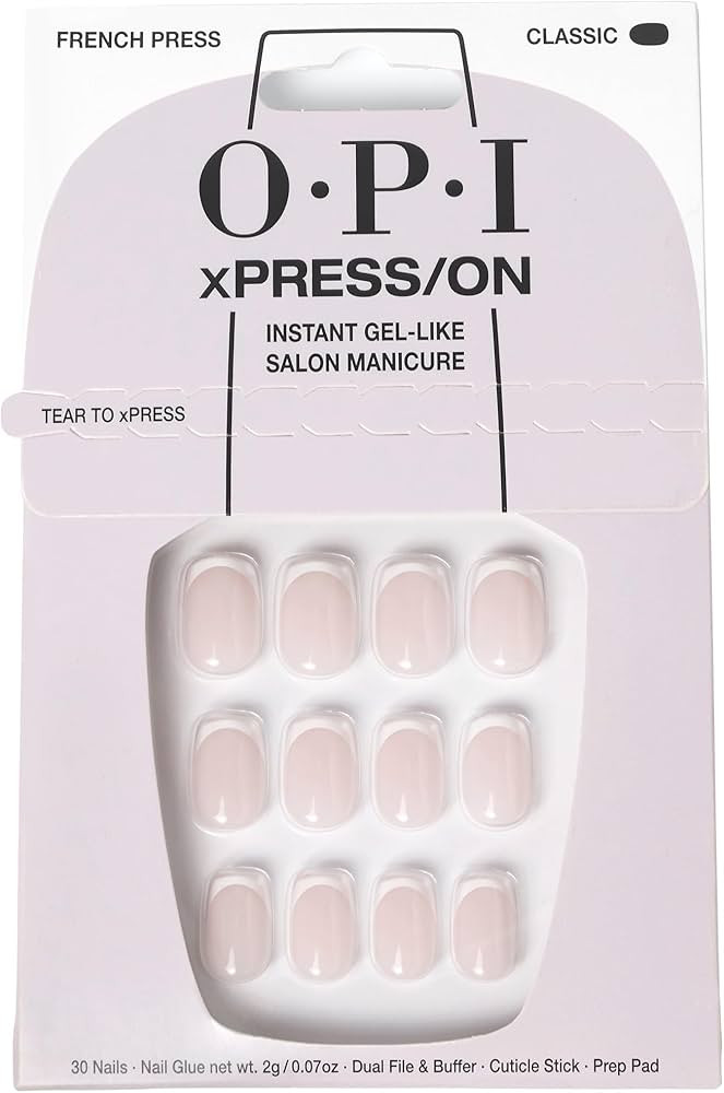 OPI xPRESS/ON Press on Nails | Short Round, Square, Long Almond & Coffin Shape Press-On Professio... | Amazon (CA)