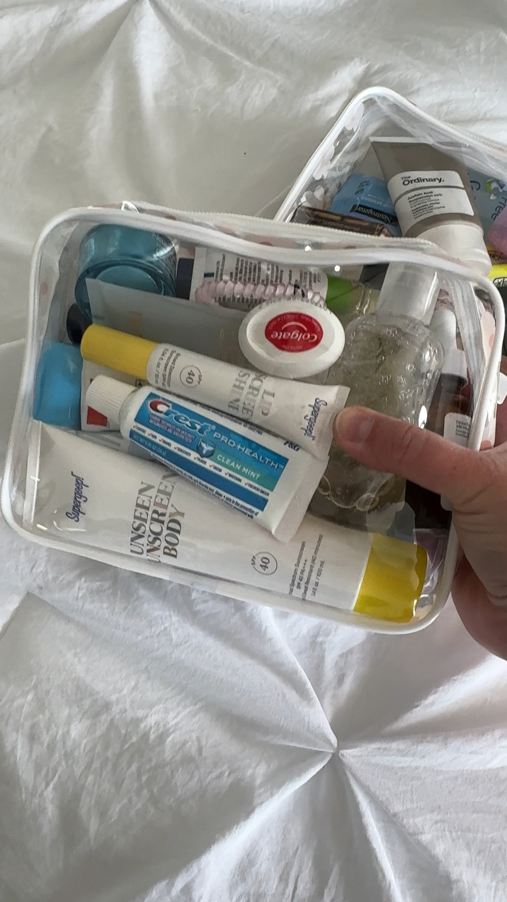 Love these clear toiletry bags! I just took these on a 3 week international trip - they’re perfect for your cosmetics and makeup and their TSA approved. They come in a pack of 3 and are available in multiple colors and patterns. Currently 25% off!

#LTKItBag #LTKSaleAlert #LTKTravel