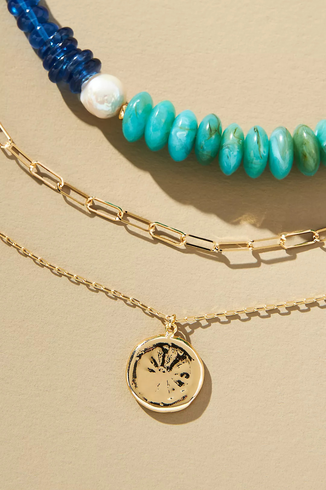 Shades of Sea Triple-Layer Necklace | Anthropologie (US)
