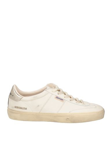 Golden Goose Woman Sneakers Off white Size 10 Leather, Textile fibers | YOOX (US)