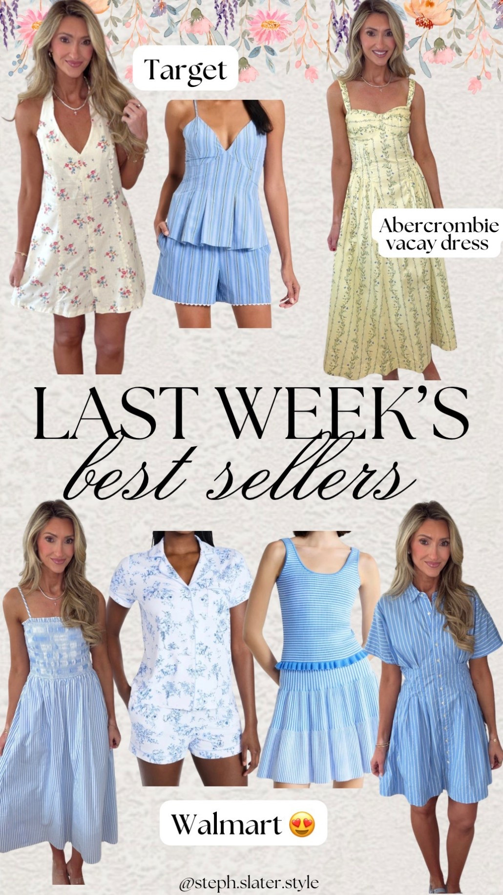 Last week’s best sellers!! Target, Walmart & Abercrombie 😍

#LTKSaleAlert #LTKSeasonal #LTKMothersDay