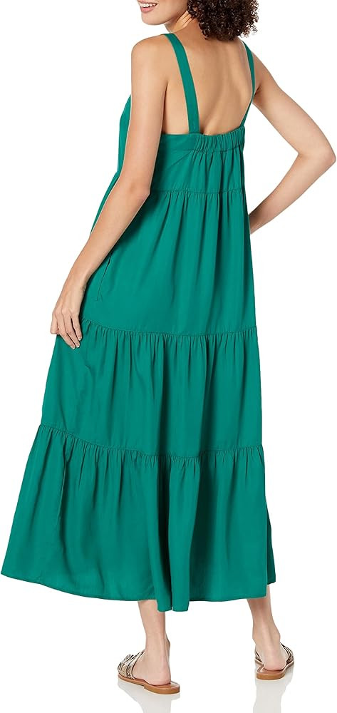 The Drop Women's Britt Tiered Maxi Tent Dress | Amazon (US)