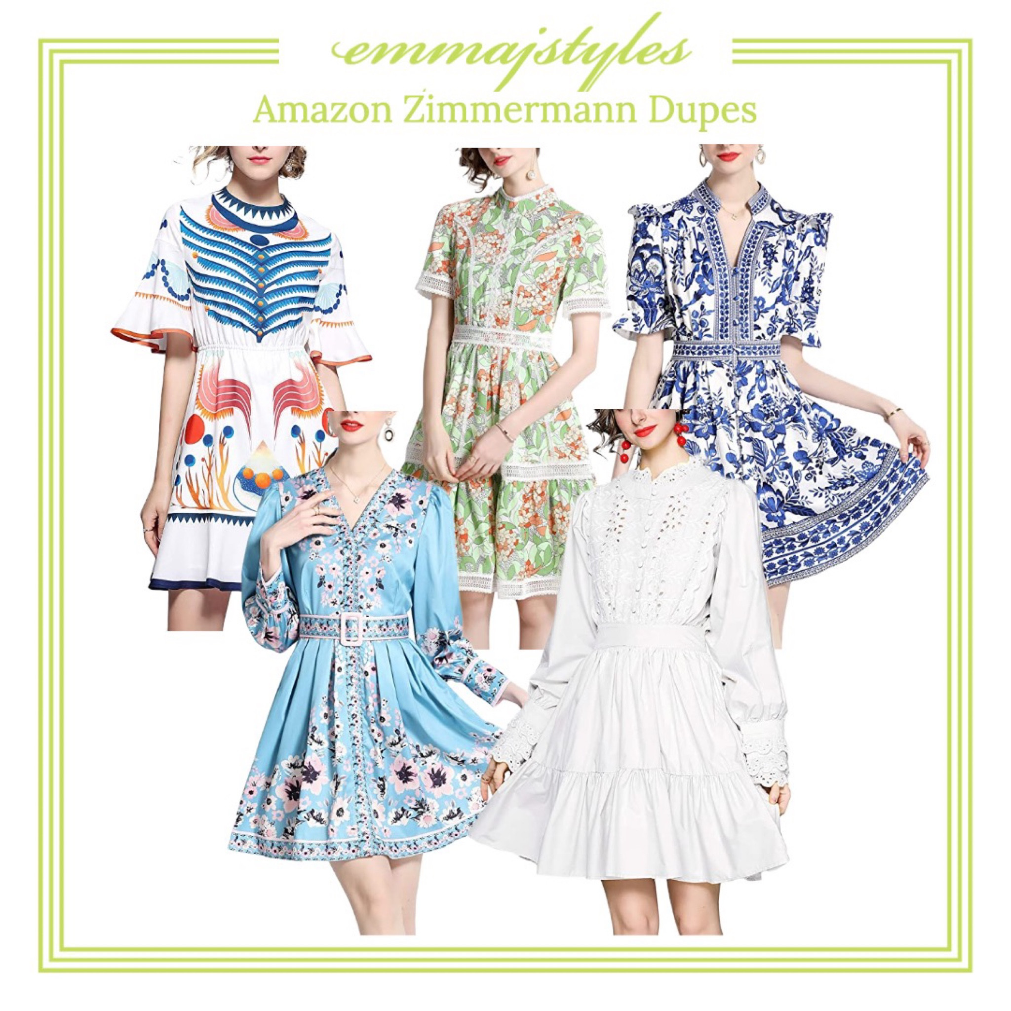 Some of my favorite
Zimmerman dupes from Amazon!

Zimmermann / Zimmermann dupe / Dress / Floral dress / Summer dress / Preppy dress / Amazon / Designer dupe

#LTKunder100 #LTKunder50 #LTKfit