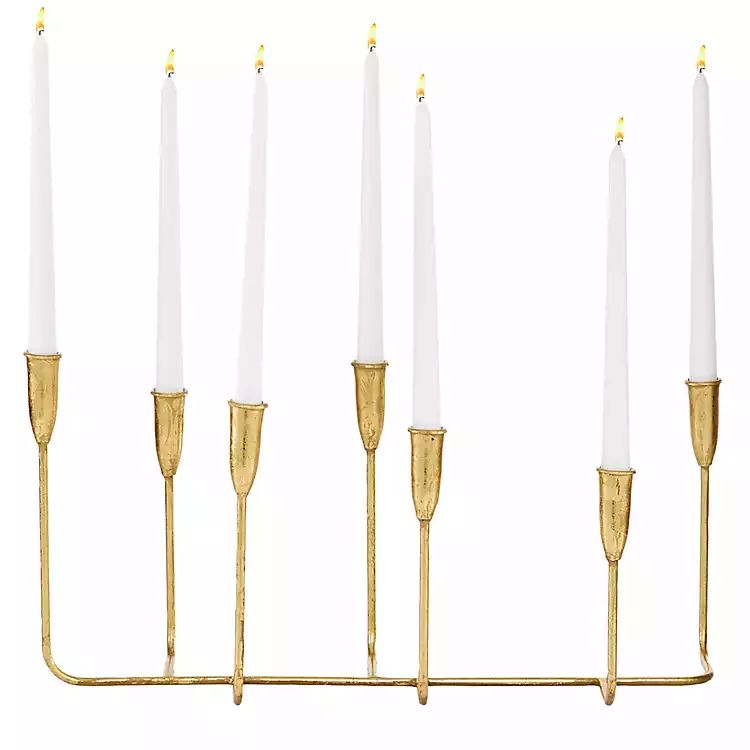 Gold Iron Taper Candle Holder | Kirkland's Home