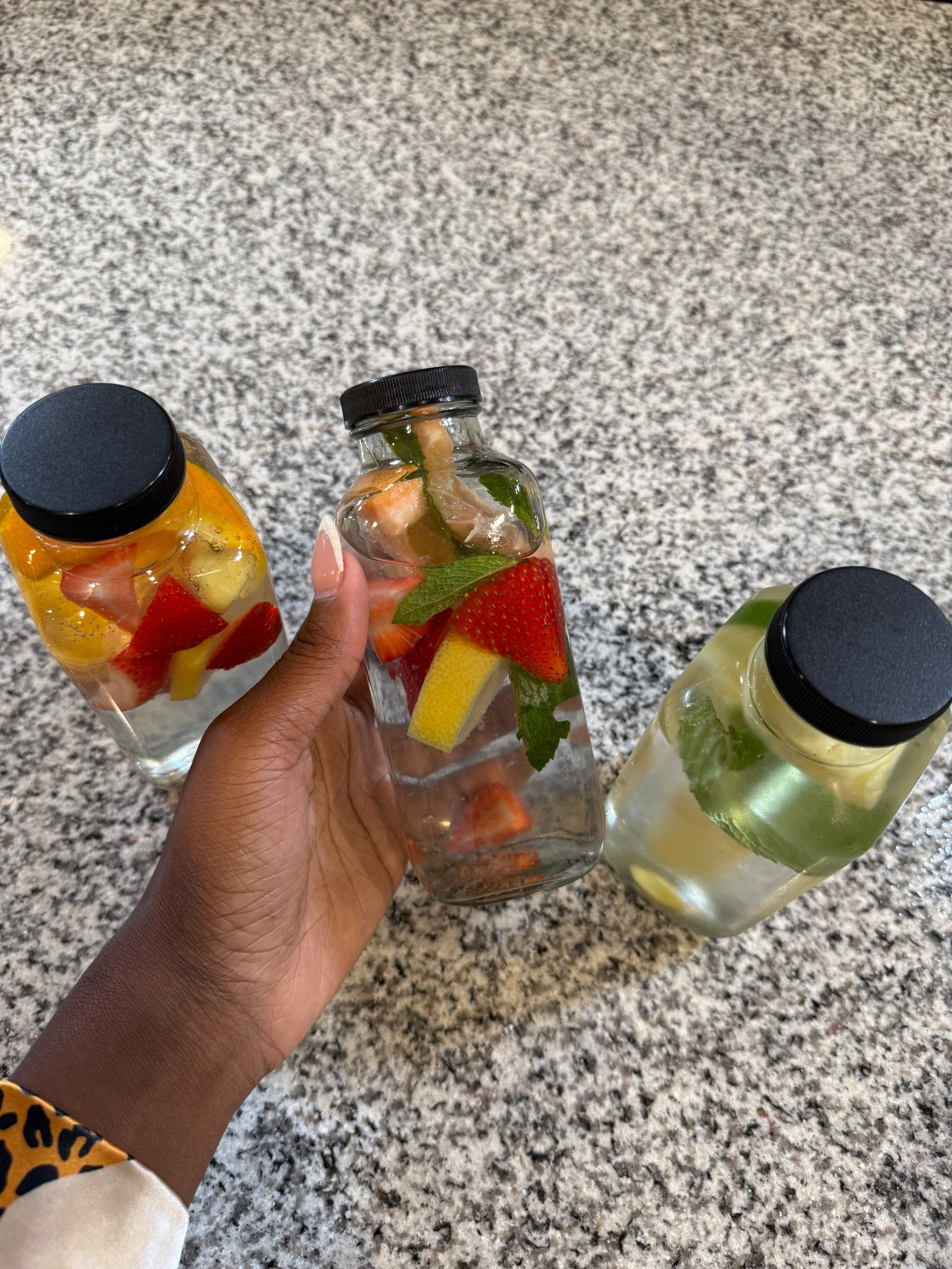 Glass water bottles | infused water bottles | aesthetic kitchen | hydration essentials | wellness routine | daily water goals | healthy lifestyle | clean living | fridge organization | minimalist home | sustainable kitchen finds | reusable glass bottle set | wellness must haves | slow morning essentials | kitchen aesthetic
