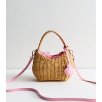 Brown Wicker Basket Shoulder Bag New Look | New Look (UK)