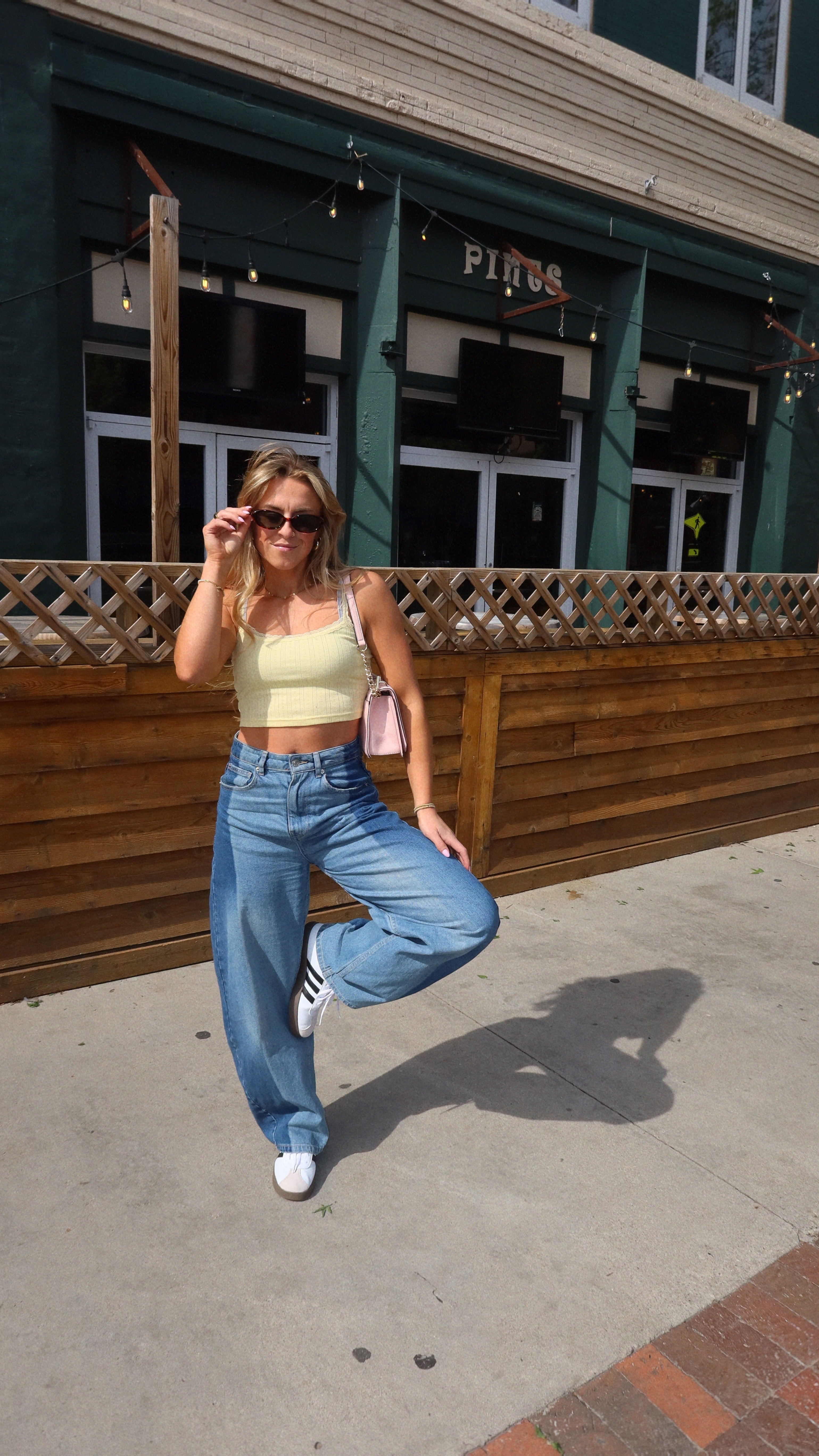 spring to summer ‘fit 🌸🍯👖

#springfashion #springoutfit #summerfashion #summerootd #casualootd #barreljeans #denim #jeans #butteryellow 

#LTKFindsUnder100 #LTKSeasonal #LTKStyleTip