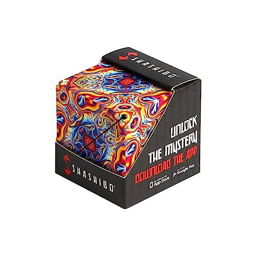 SHASHIBO Shape Shifting Box - Award-Winning, Patented Fidget Cube w/ 36 Rare Earth Magnets - Transforms Into Over 70 Shapes, Download Fun in Motion Toys Mobile App (Original Series - Spaced Out) | Amazon (US)
