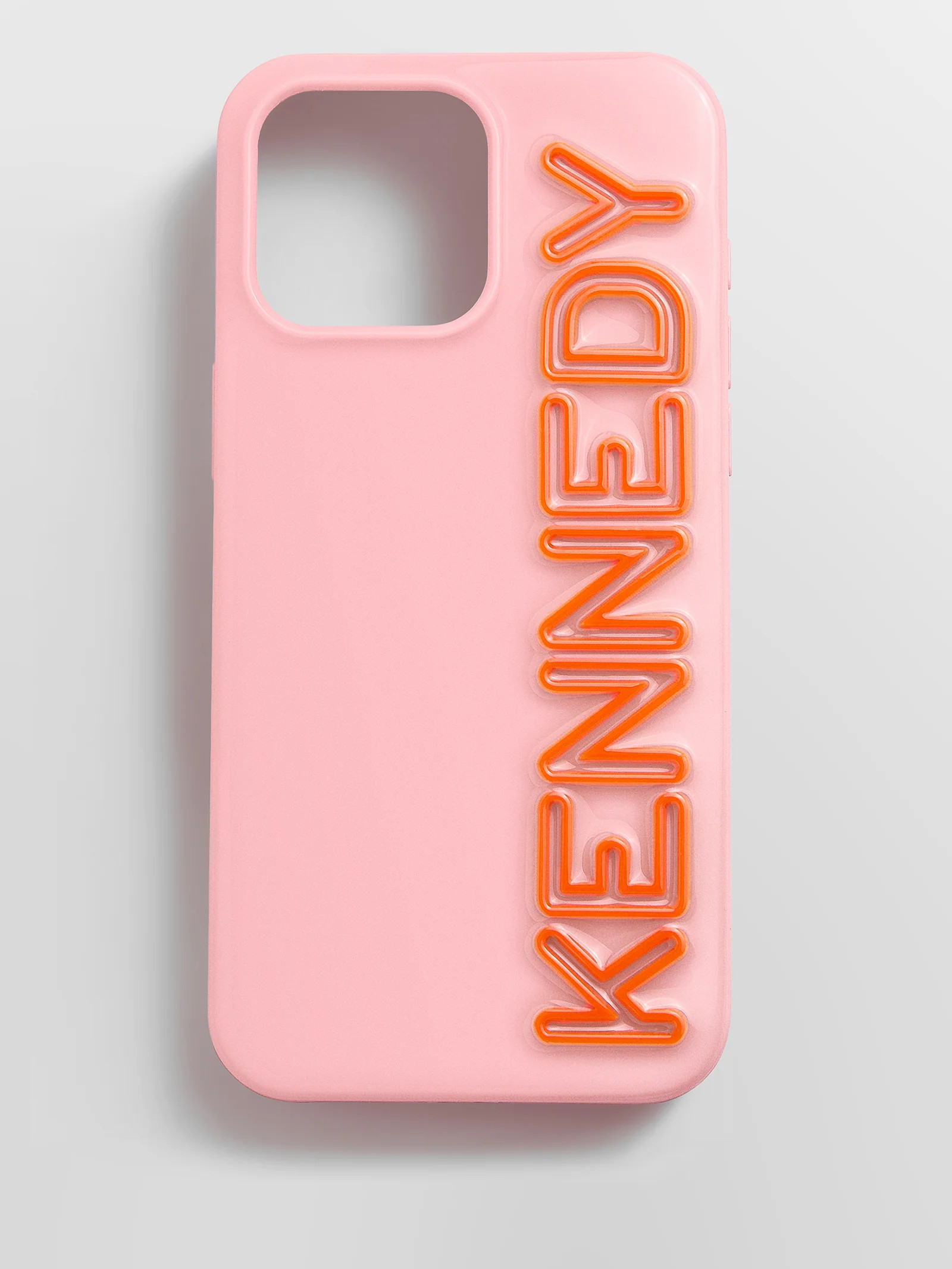Fine Line Custom iPhone Case - Blush/Orange | BaubleBar
