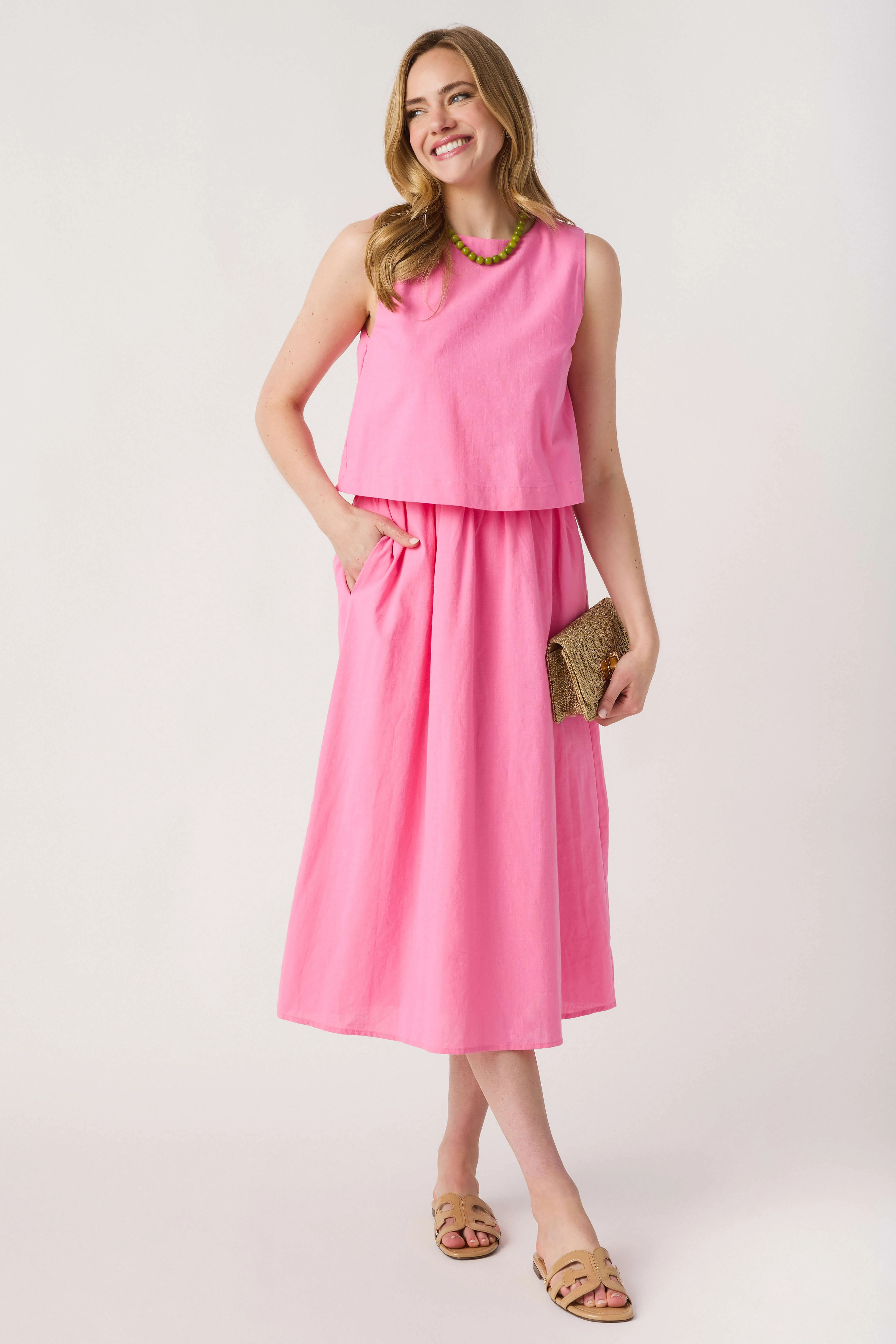 Wishlist Layered Midi Dress | Social Threads