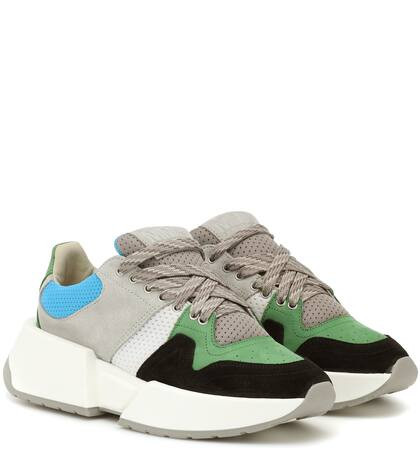 Paneled suede sneakers | Mytheresa (UK)