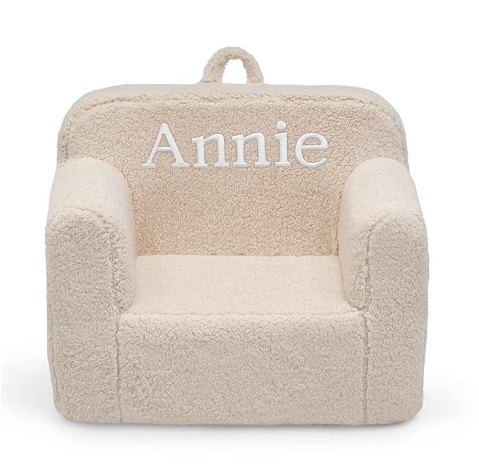 Delta Children Cozee Sherpa Chair – Customize with Name – Foam Kids Chair for Ages 18 Months ... | Amazon (US)