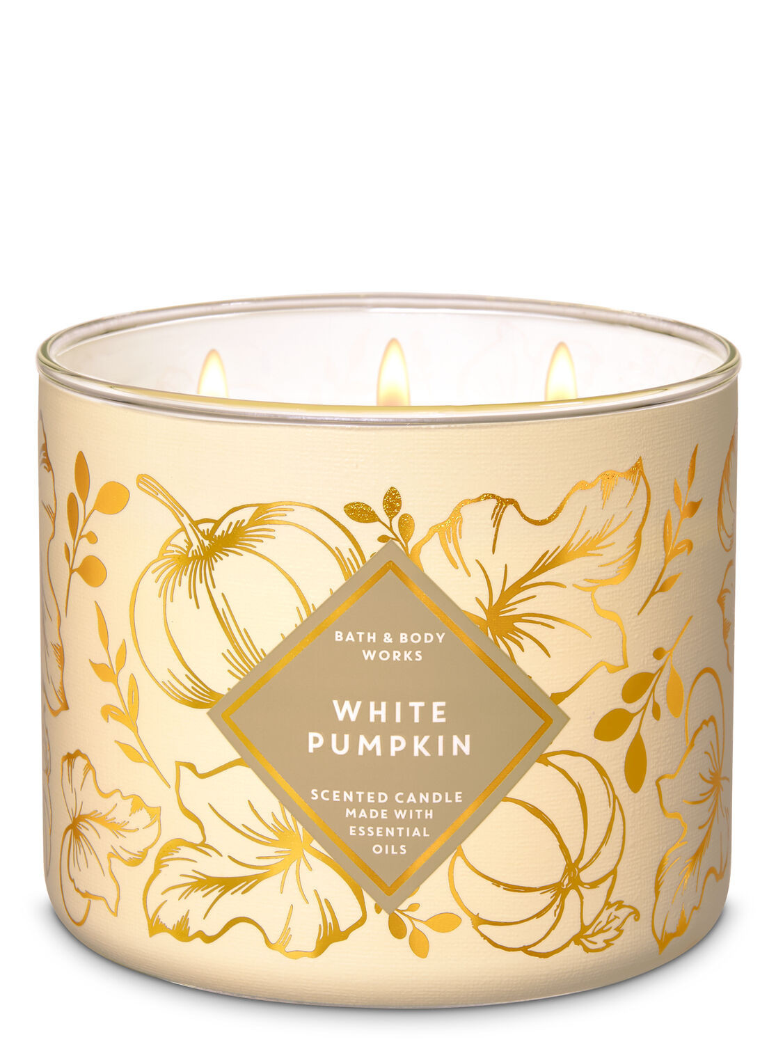 White Pumpkin 3-Wick Candle | Bath & Body Works