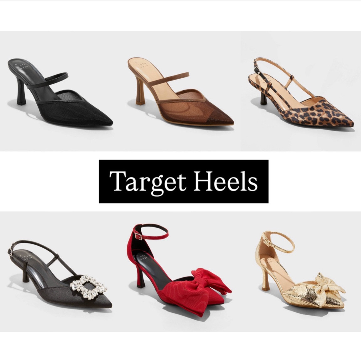 Target heels! Holiday ready!

#LTKHoliday #LTKShoeCrush #LTKCyberWeek