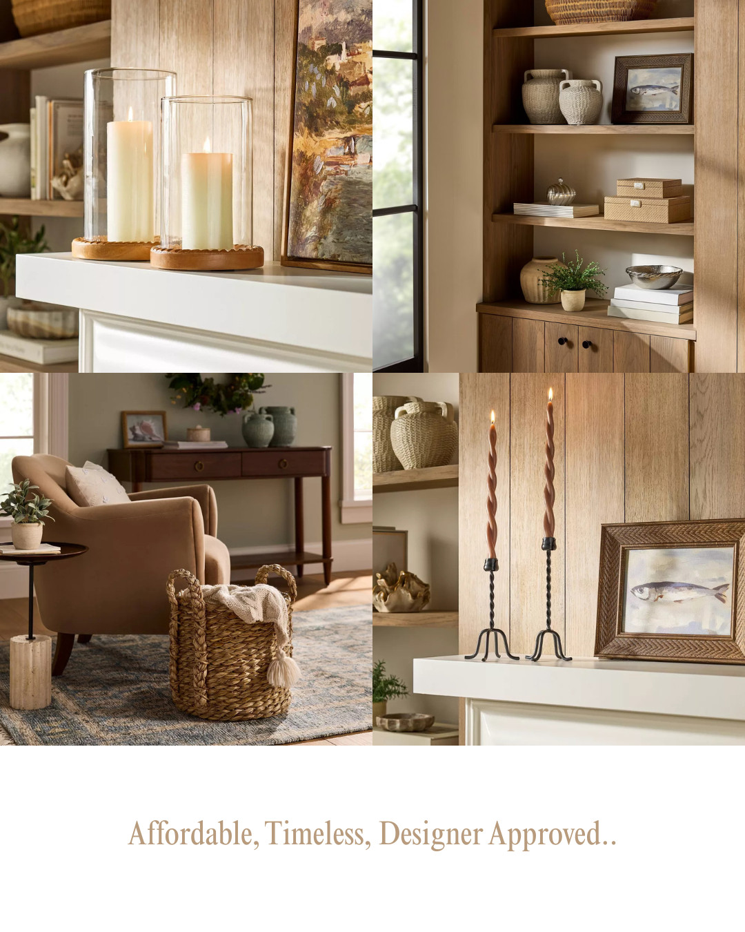 Sharing my favorite new Target Home finds 🤍
These are simple, beautiful pieces that work in any home. 
.
Target New Collection - Target Finds - Target Home Finds - Candle Holder - Basket - Vases 

 #LTKSeasonal #LTKHome #LTKSaleAlert