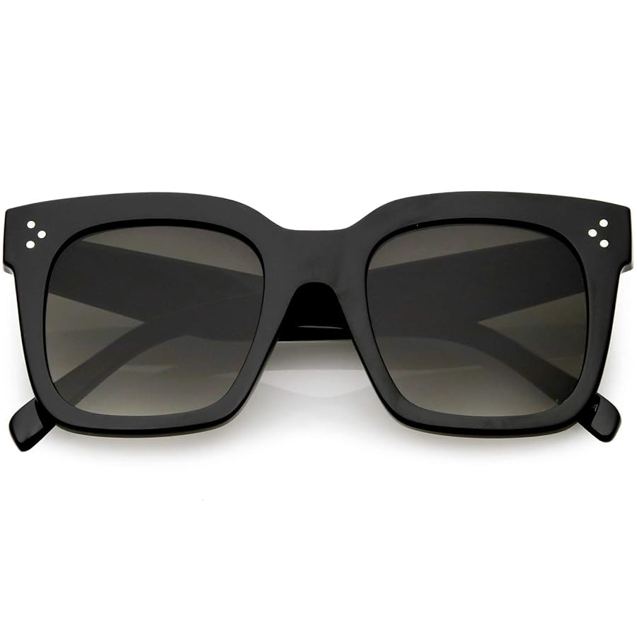 zeroUV - Oversized Fashion Retro Square Sunglasses for Women Vintage Style 50mm | Amazon (US)