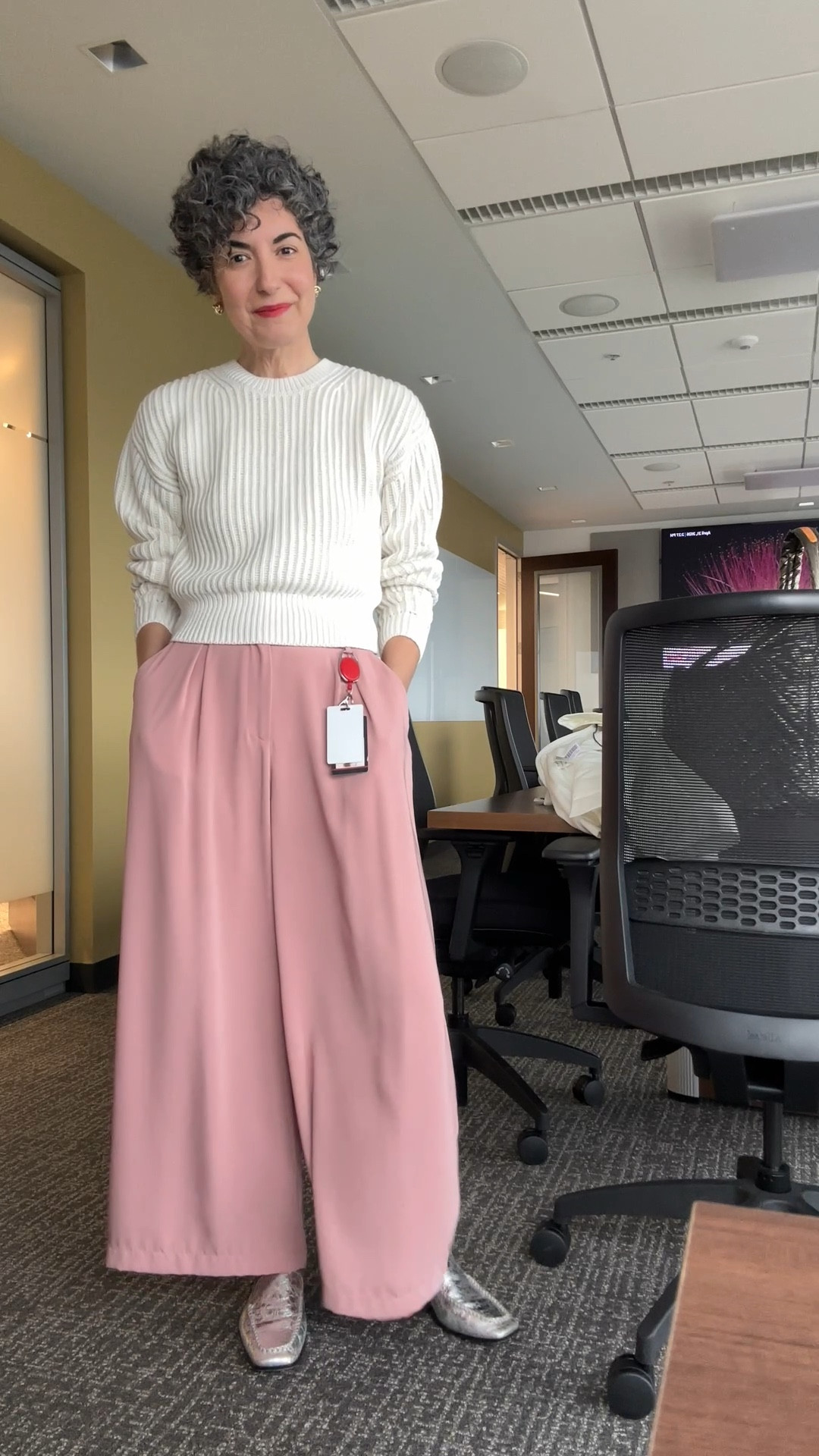 Tuesday OOTD - wearing a small in sweater and pants! Both fit TTS! 
.
.
#ootd 

#LTKgrwm #LTKootd