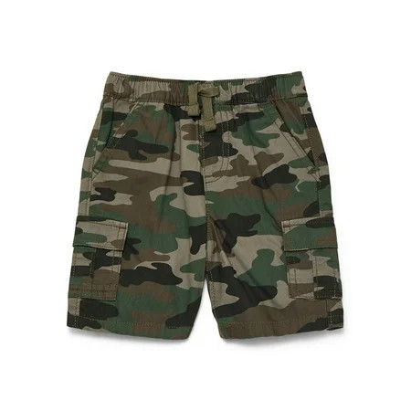 Wonder Nation Baby and Toddler Boys Cotton Cargo Shorts, Sizes 12M-5T | Walmart (US)