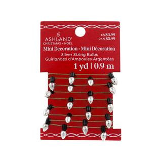 Mini Silver String Bulbs by Ashland® | Michaels | Michaels Stores