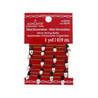Mini Silver String Bulbs by Ashland® | Michaels | Michaels Stores