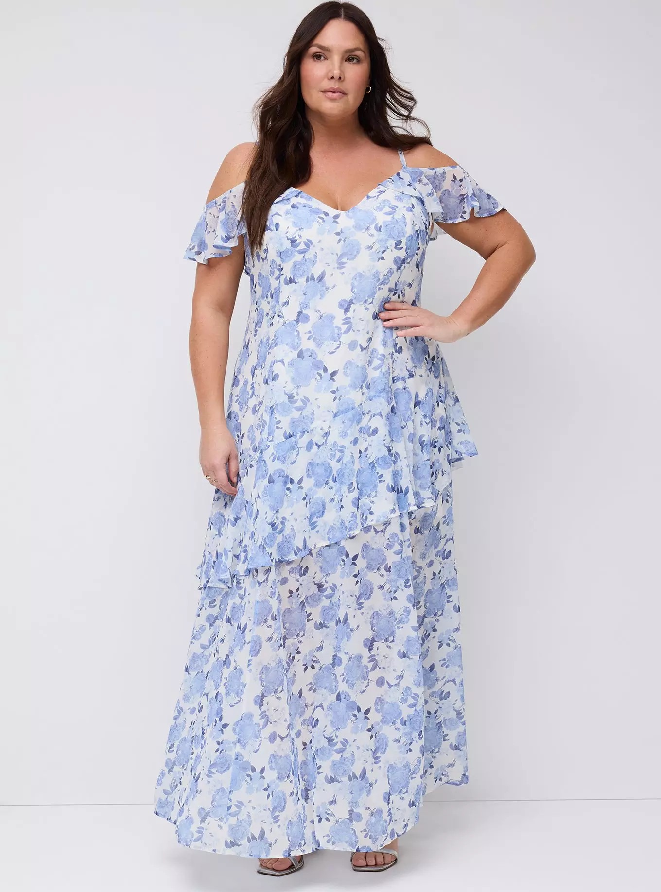 Studio Cold Shoulder Maxi Dress | Torrid (US & Canada)