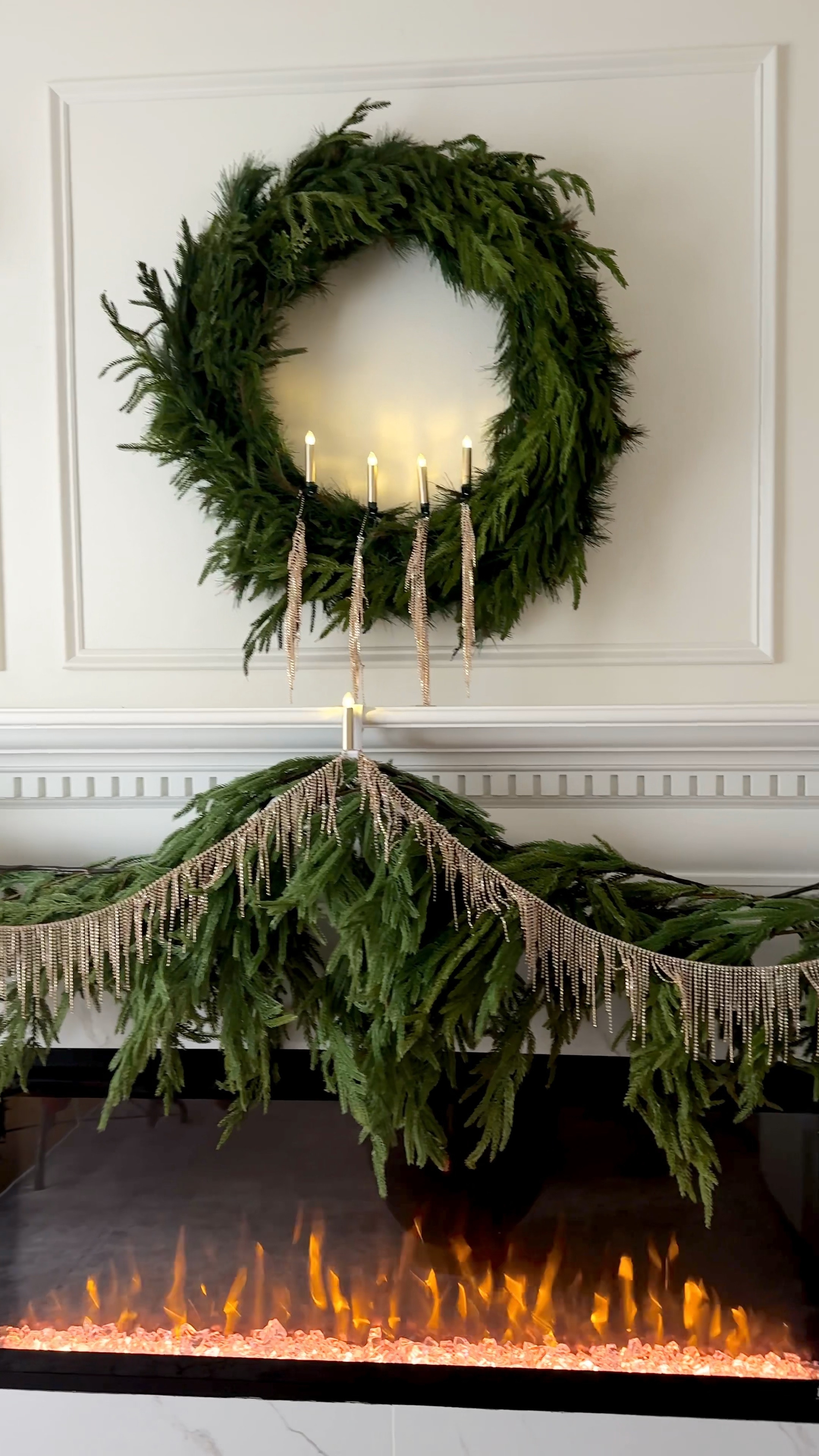 Christmas Mantel 

#LTKSeasonal #LTKHome #LTKHoliday