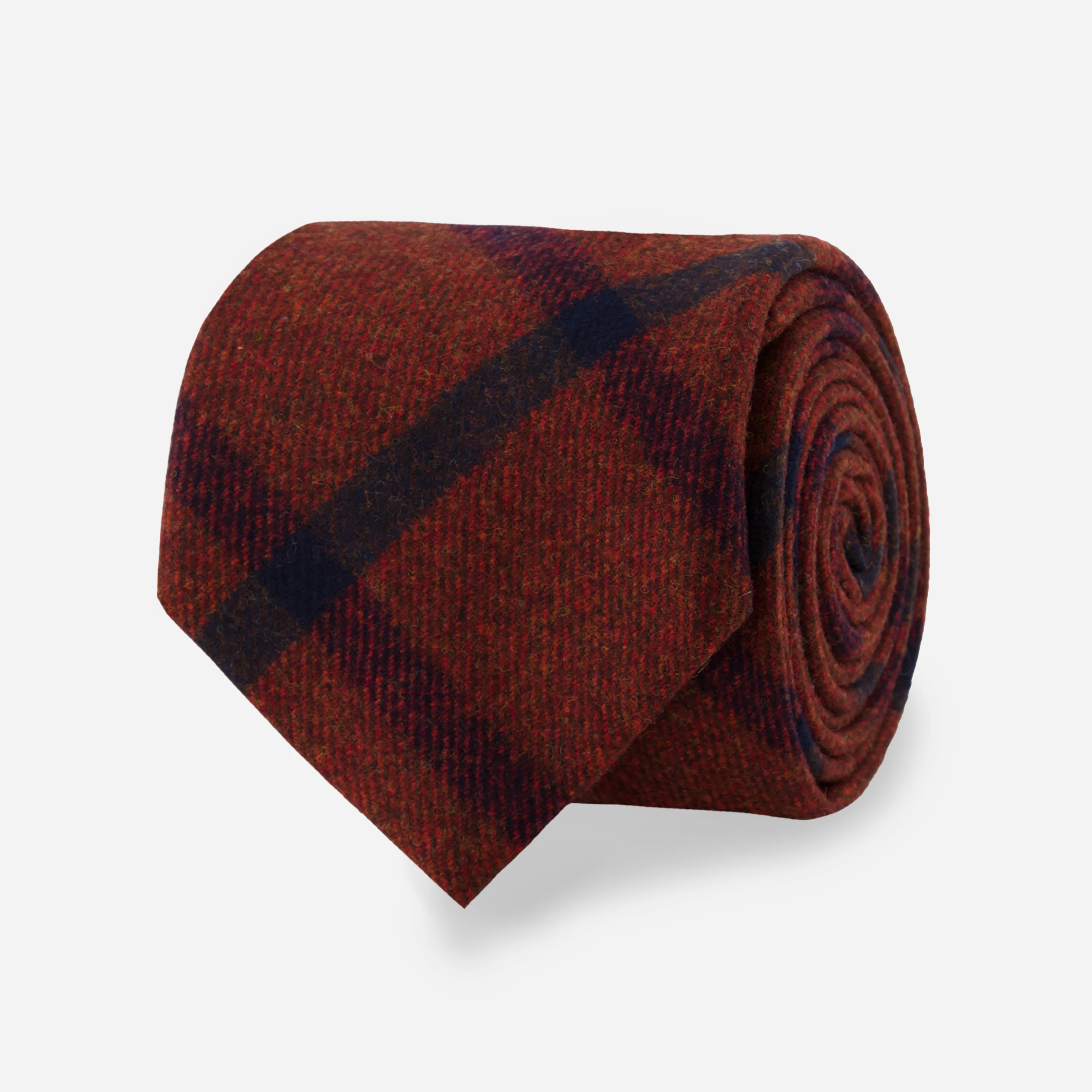 Barberis Wool Mosso Red Tie | Italian Wool Ties | The Tie Bar | The Tie Bar