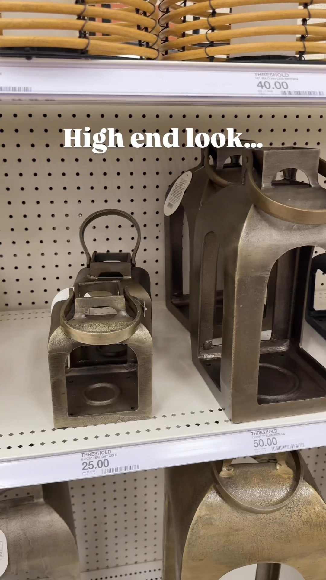 30% Off these gorgeous outdoor lanterns at Target this week!! I’m grabbing two of the black for my front porch! 

#LTKHome #LTKSeasonal #LTKSaleAlert