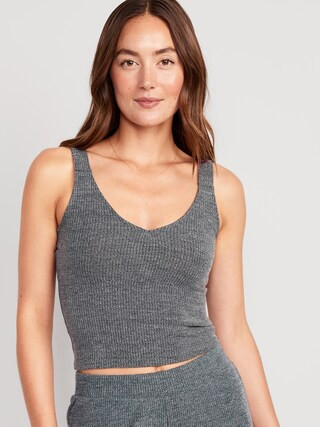 Rib-Knit Lounge Tank Top for Women | Old Navy (US)