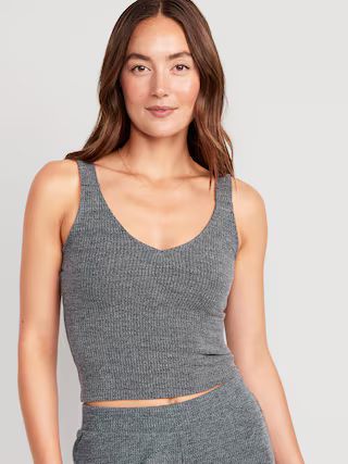 Rib-Knit Lounge Tank Top for Women | Old Navy (US)
