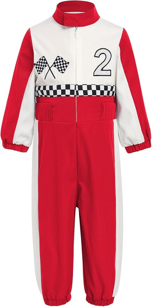 ODOLDI Fast One Birthday Boy Race Car Driver Jumpsuit - 1st & 2nd Birthday Cake Smash Photo Shoot... | Amazon (US)