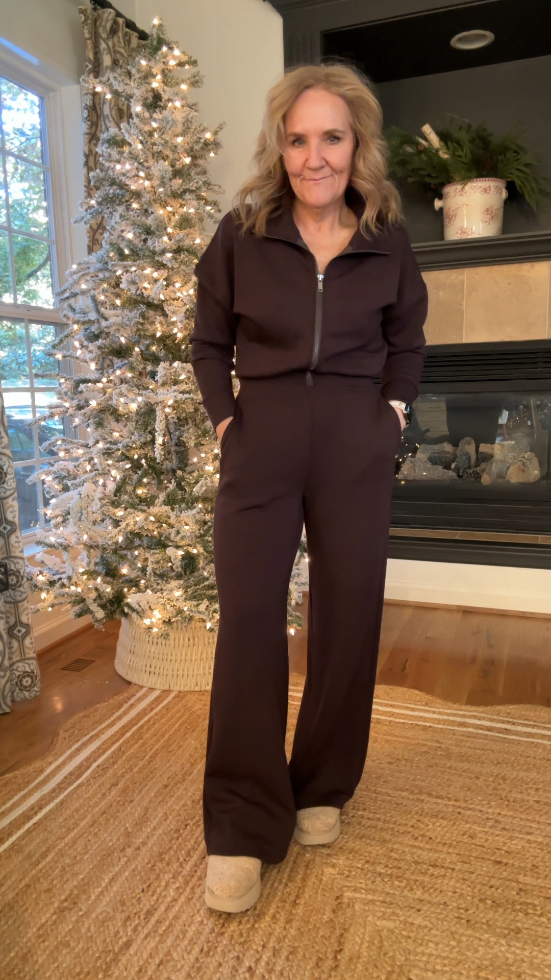 Spanx sale runs through 12/3 do not miss it! 30% off plus extra 10% off with code EXTRA10

This air essential jumpsuit has been restocked. I love it. Wearing size medium petite. 

My Sherpa clogs are super comfy. I wear them like slippers but also out and about  

#LTKOver40 #LTKCyberWeek #LTKSaleAlert
