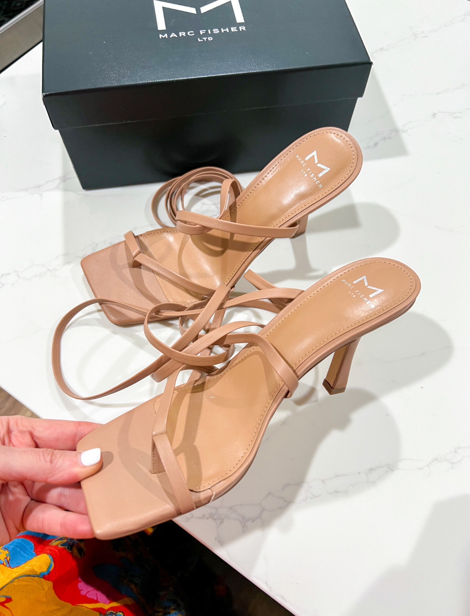 Marc Fisher nude strappy heels  

#LTKstyletip #LTKshoecrush #LTKunder100