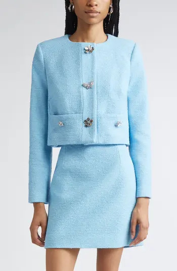 Oscar de la Renta Tweed Suiting Jacket | Nordstrom | Nordstrom