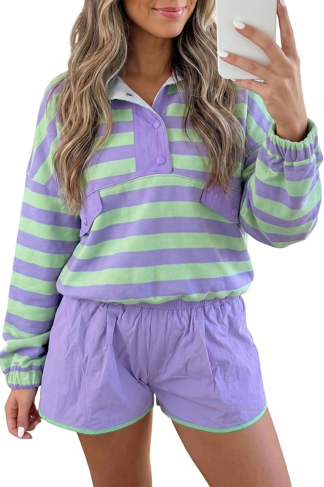 Opemiby Women 2 Piece Outfits Matching Lounge Set | Amazon (US)